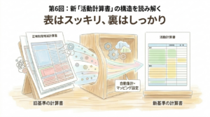 【第6回】新「活動計算書」の構造を読み解く <br>― 正味財産増減計算書からの大きな変化と勘定科目の裏側